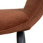 CDC10221-FH Black Dining Chair - Red Bronze Seat (Set of 2)