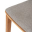 CDC10291-SD Natural Dining Chair - Grey Seat (Set of 2)