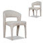 CDC10326-CI Dining Chair - Pale Beige (Set of 2)