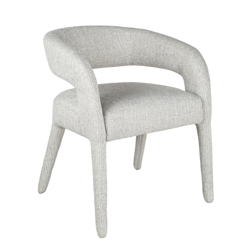 CDC10291-SD Natural Dining Chair - Grey Seat (Set of 2)