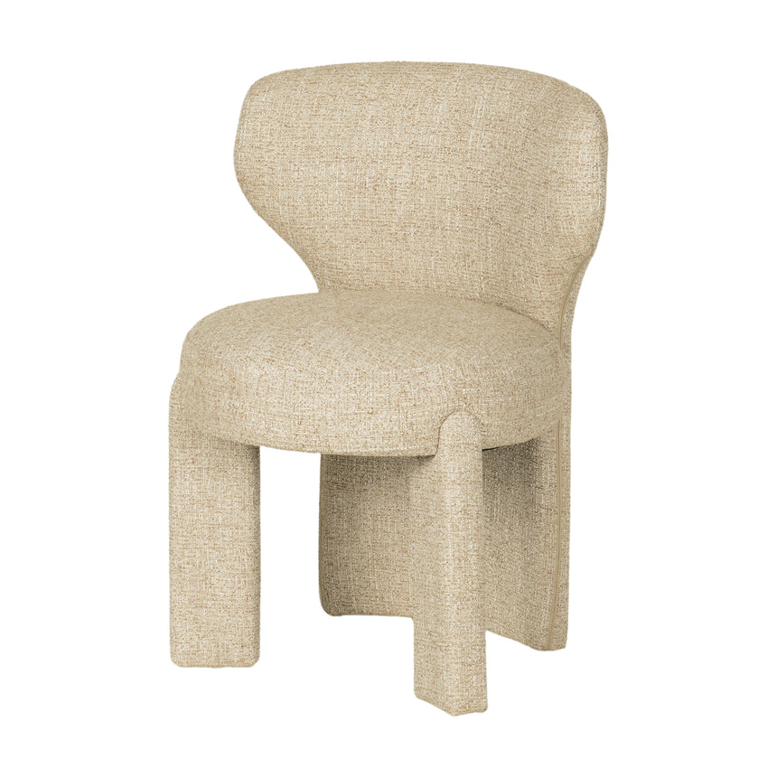 CDC10182-SD Natural Dining Chair - Beige (Set of 2)