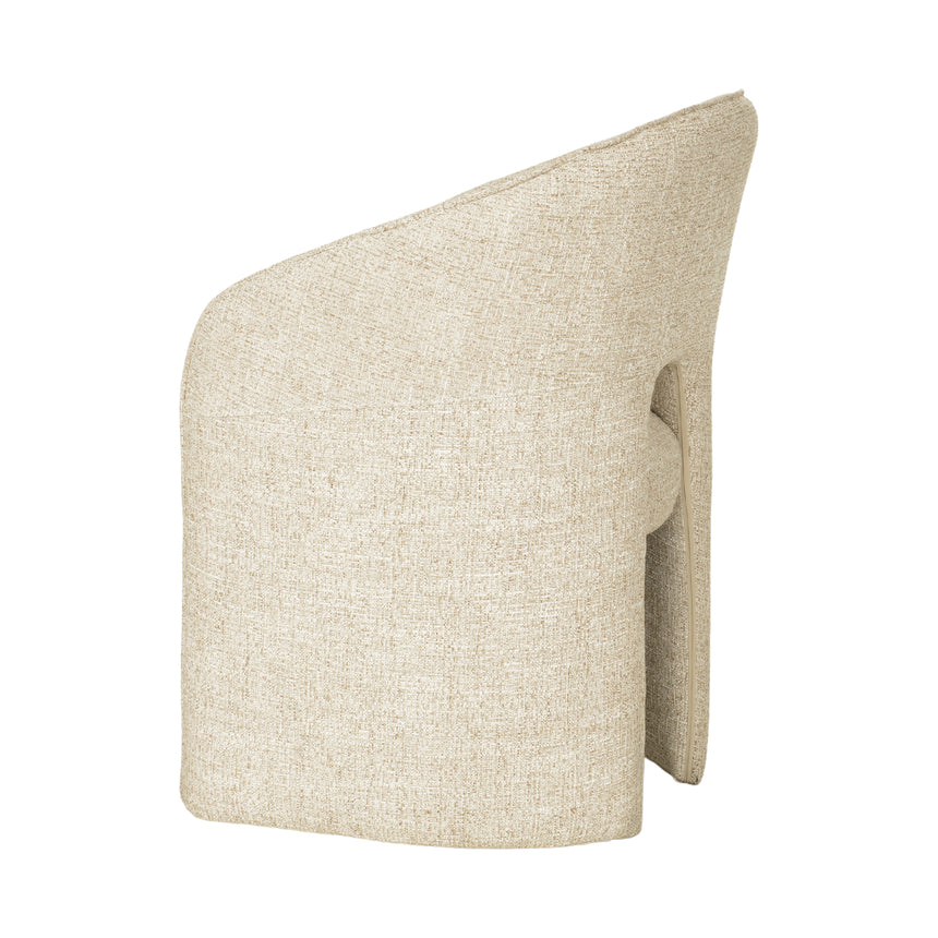 CDC10352-FH Fabric Dining Chair - Pale Beige