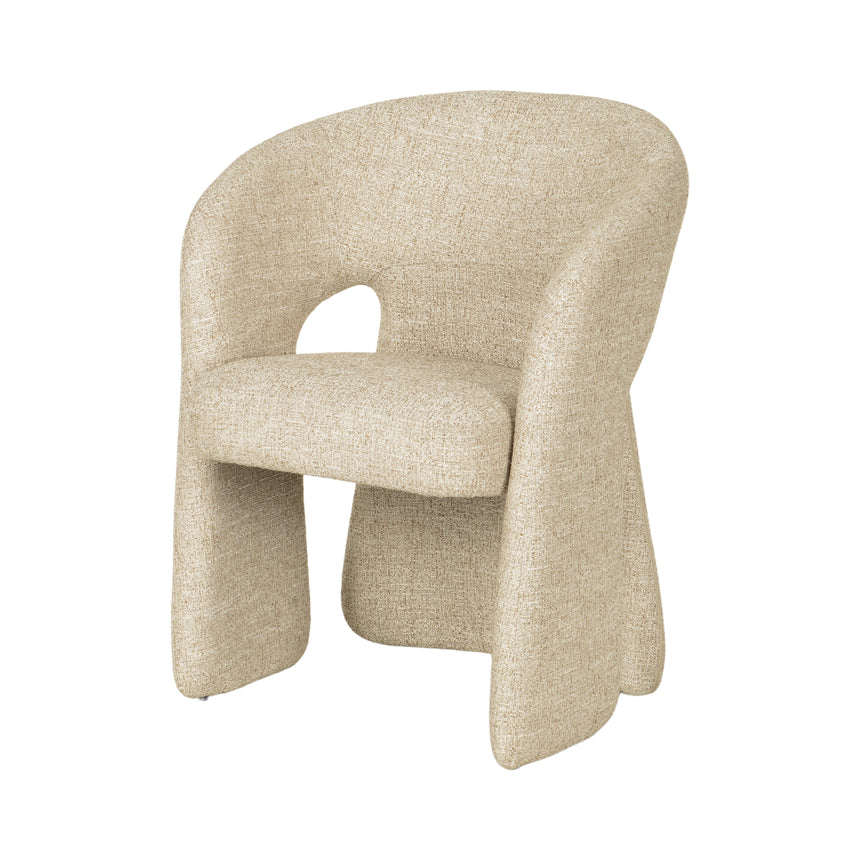 CDC10182-SD Natural Dining Chair - Beige (Set of 2)