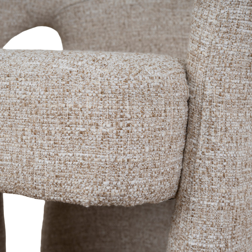 CDC10352-FH Fabric Dining Chair - Pale Beige
