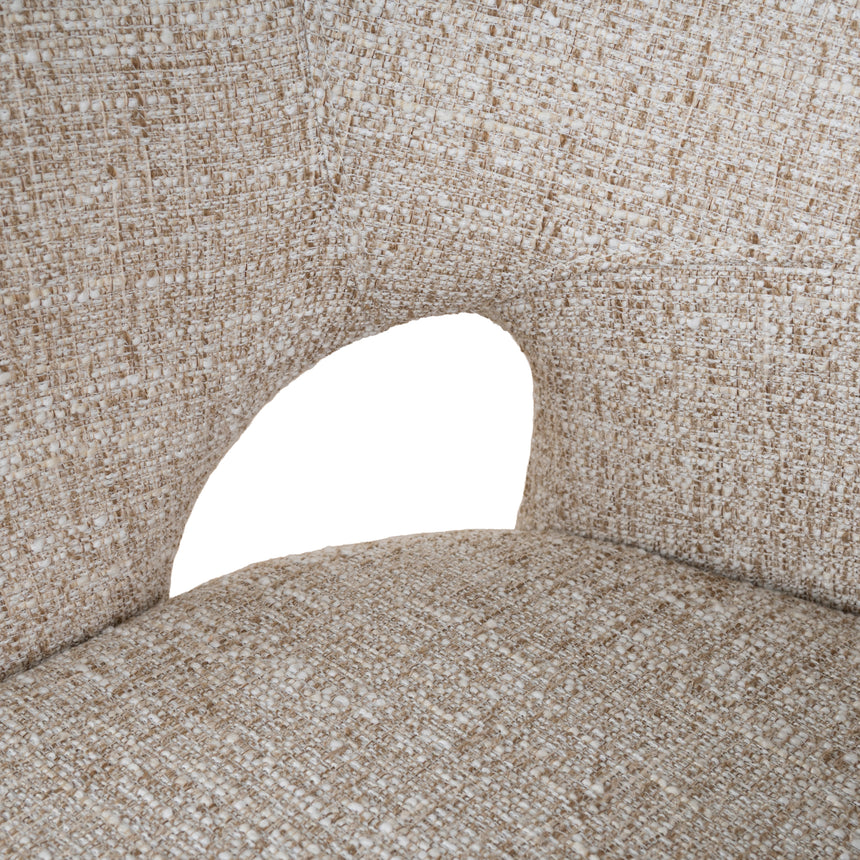 CDC10352-FH Fabric Dining Chair - Pale Beige