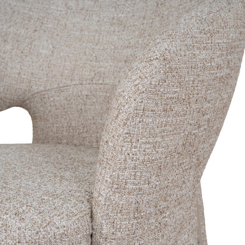 CDC10352-FH Fabric Dining Chair - Pale Beige