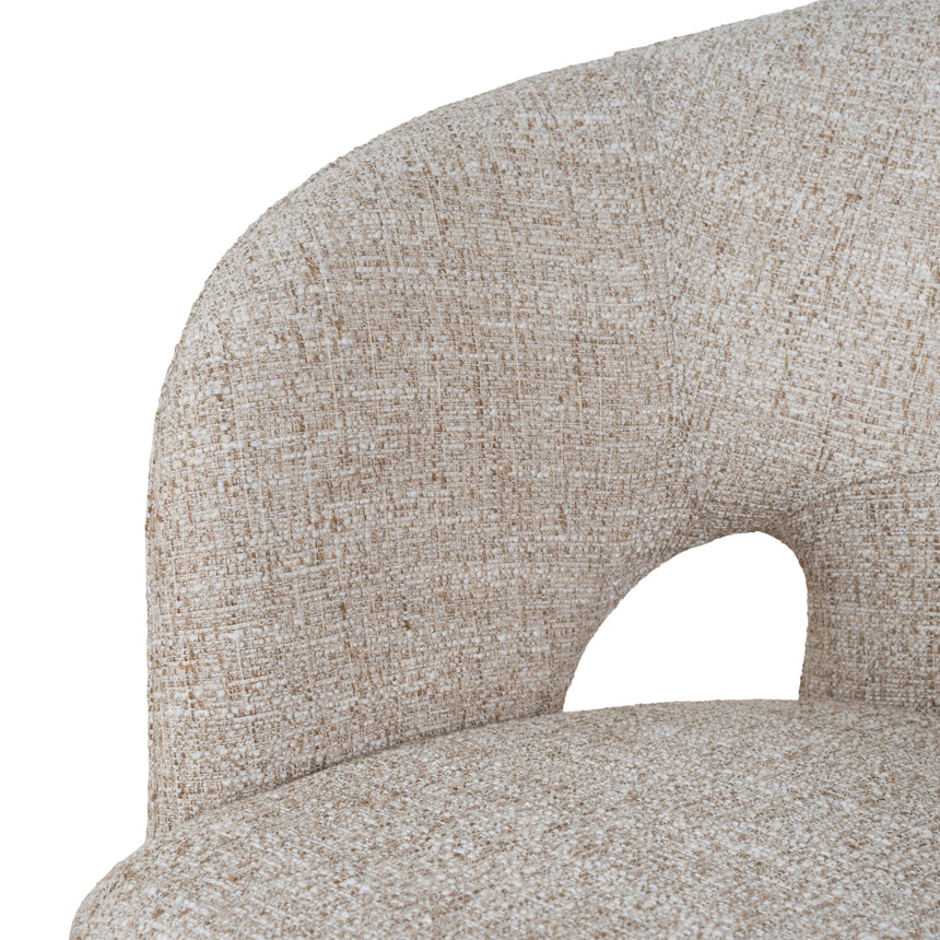 CDC10352-FH Fabric Dining Chair - Pale Beige