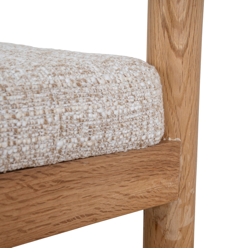 CDC10421-LJ Natural Dining Chair - Pale Beige (Set of 2)