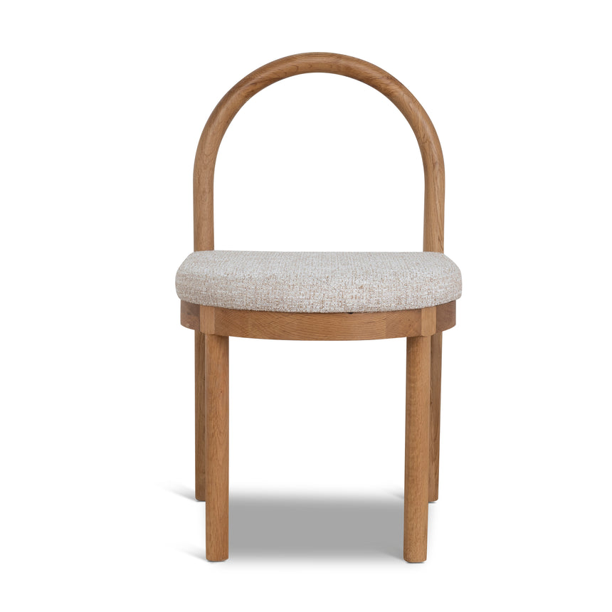 CDC10421-LJ Natural Dining Chair - Pale Beige (Set of 2)