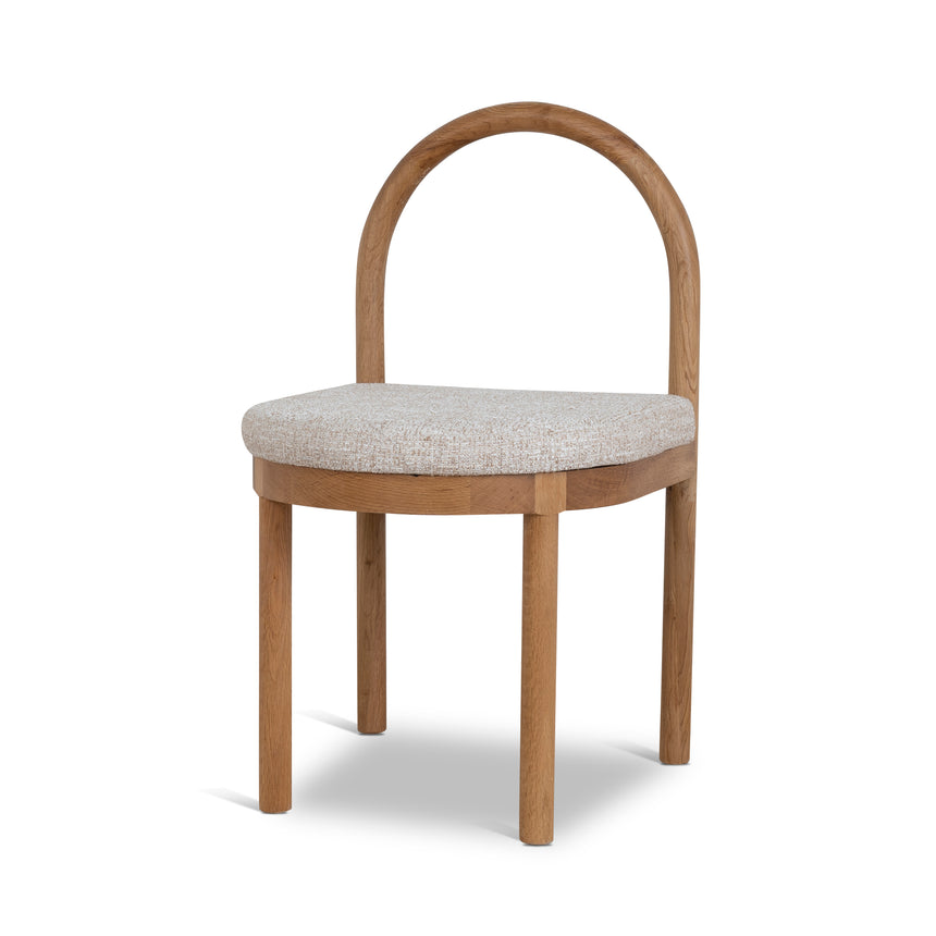 CDC10421-LJ Natural Dining Chair - Pale Beige (Set of 2)