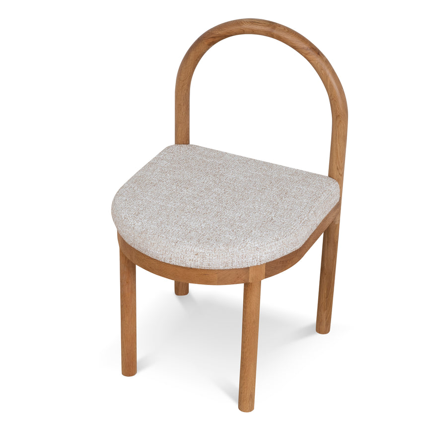 CDC10421-LJ Natural Dining Chair - Pale Beige (Set of 2)