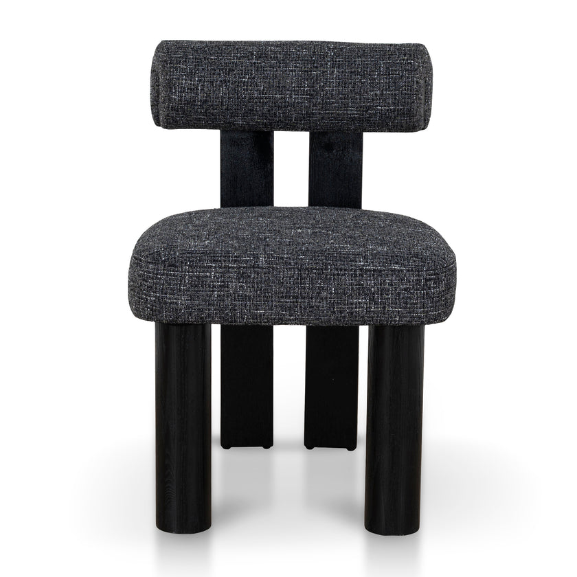 CDC10480-OLS Black Dining Chair - Field Charcoal
