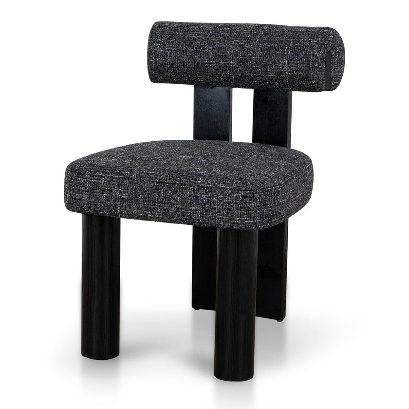 CDC10480-OLS Black Dining Chair - Field Charcoal
