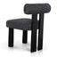 CDC10480-OLS Black Dining Chair - Field Charcoal (Set of 2)