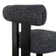 CDC10480-OLS Black Dining Chair - Field Charcoal (Set of 2)