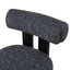CDC10480-OLS Black Dining Chair - Field Charcoal (Set of 2)