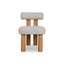 CDC10496-OLS Natural Dining Chair - Pale Beige (Set of 2)