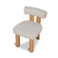 CDC10496-OLS Natural Dining Chair - Pale Beige (Set of 2)