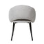 CDC10536-FH Black Dining Chair - Clay Grey (Set of 2)