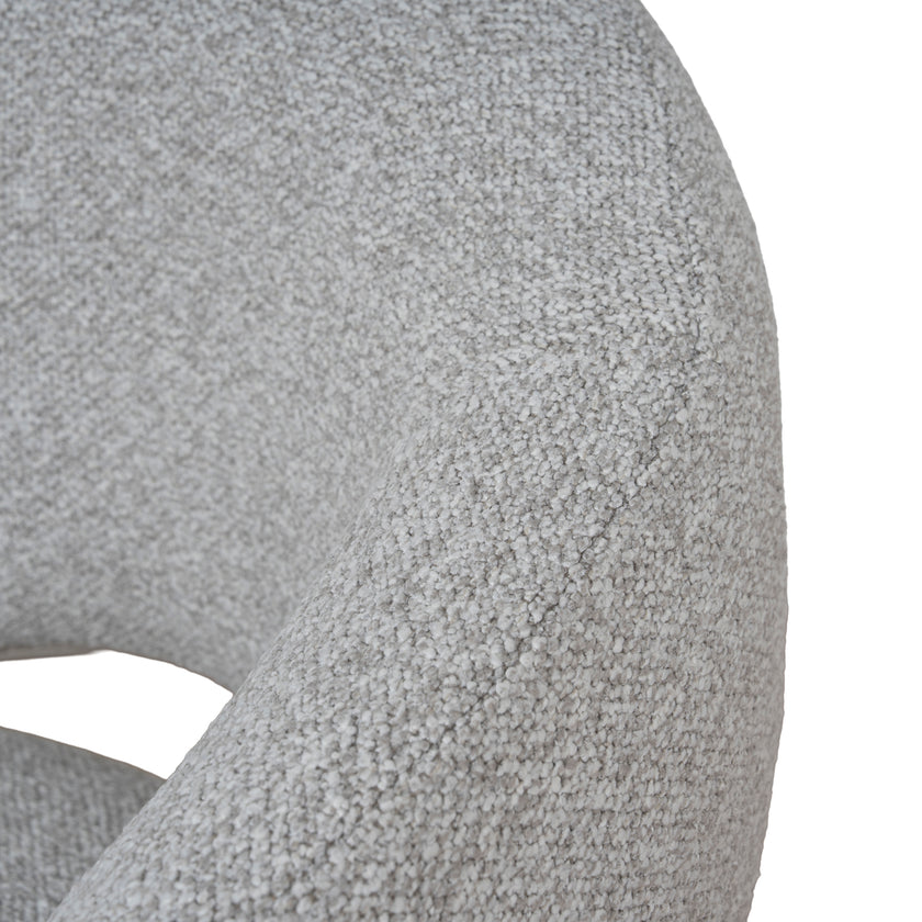 CDC10537-FH White Dining Chair - Clay Grey (Set of 2)