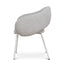 CDC10537-FH White Dining Chair - Clay Grey (Set of 2)