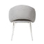 CDC10537-FH White Dining Chair - Clay Grey (Set of 2)