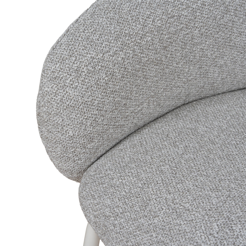 CDC10537-FH White Dining Chair - Clay Grey (Set of 2)