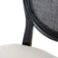 CDC10551-LJ Black ELM Dining Chair - Dawn Beige (Set of 2)