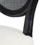 CDC10551-LJ Black ELM Dining Chair - Dawn Beige (Set of 2)