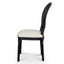 CDC10551-LJ Black ELM Dining Chair - Dawn Beige (Set of 2)