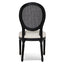 CDC10551-LJ Black ELM Dining Chair - Dawn Beige (Set of 2)