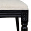 CDC10551-LJ Black ELM Dining Chair - Dawn Beige (Set of 2)