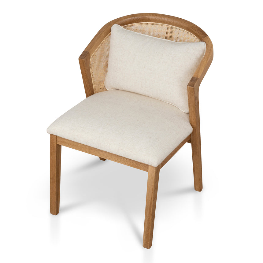 CDC10553-LJ Fabric Dining Chair - Dawn Beige (Set of 2)