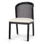 CDC10554-LJ Black ELM Dining Chair - Dawn Beige (Set of 2)
