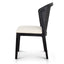 CDC10554-LJ Black ELM Dining Chair - Dawn Beige (Set of 2)