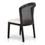 CDC10554-LJ Black ELM Dining Chair - Dawn Beige (Set of 2)