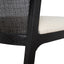 CDC10554-LJ Black ELM Dining Chair - Dawn Beige (Set of 2)