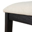 CDC10554-LJ Black ELM Dining Chair - Dawn Beige (Set of 2)