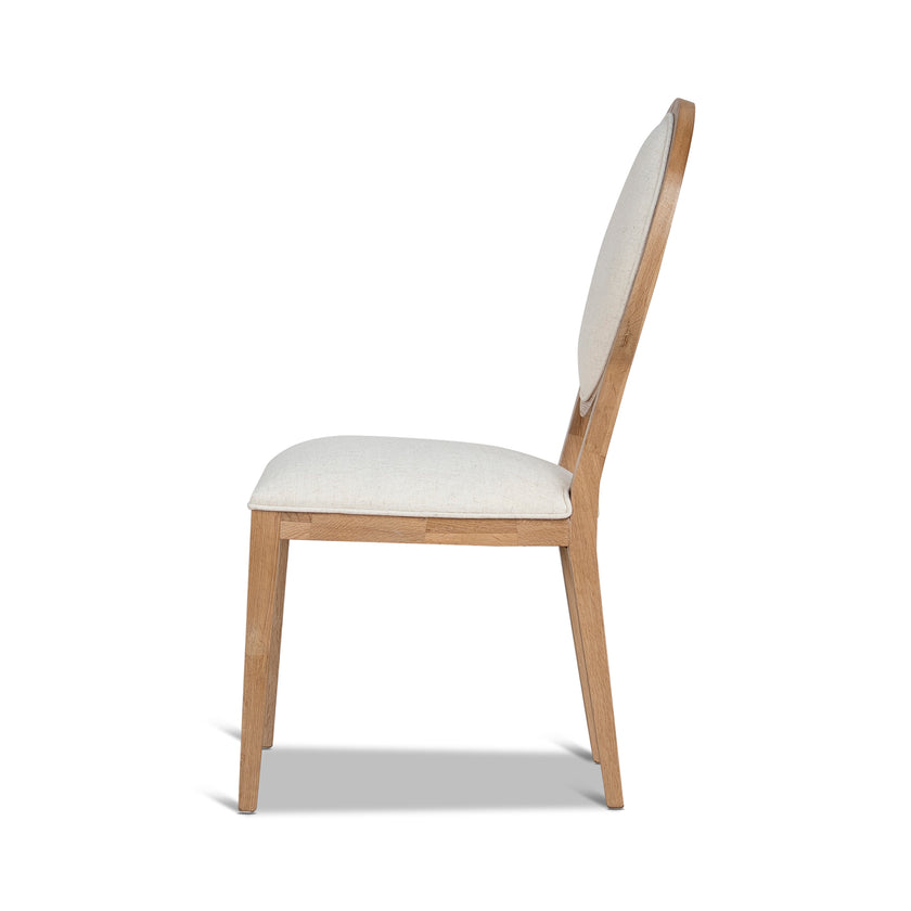 DC10562-LJ Natural Dining Chair - Dawn Beige (Set of 2)
