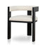 CDC10564-LJ Black ELM Dining Chair - Dawn Beige (Set of 2)