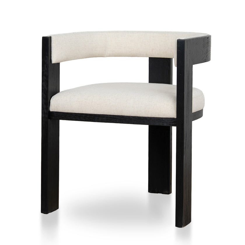 CDC10564-LJ Black ELM Dining Chair - Dawn Beige (Set of 2)