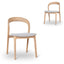 CDC10569-NX Natural Dining Chair - Naxos Beige (Set of 2)