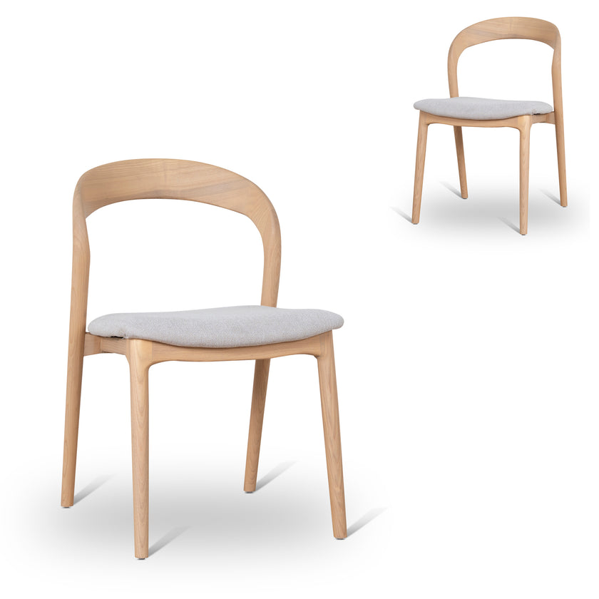 CDC10569-NX Natural Dining Chair - Naxos Beige (Set of 2)