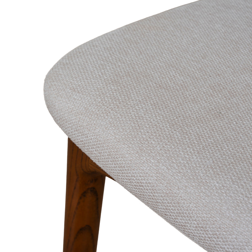 CDC10570-NX Walnut Dining Chair - Naxos Beige (Set of 2)