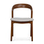 CDC10570-NX Walnut Dining Chair - Naxos Beige (Set of 2)