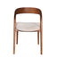 CDC10570-NX Walnut Dining Chair - Naxos Beige (Set of 2)