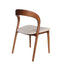 CDC10570-NX Walnut Dining Chair - Naxos Beige (Set of 2)