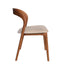 CDC10570-NX Walnut Dining Chair - Naxos Beige (Set of 2)