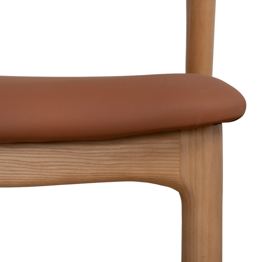 CDC10571-NX Natural Dining Chair - Naxos Tan (Set of 2)