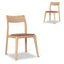 CDC10574-NX Natural Dining Chair - Naxos Tan (Set of 2)